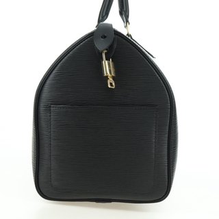 LOUIS VUITTON Epi Speedy 35 Hand Bag Black M42992