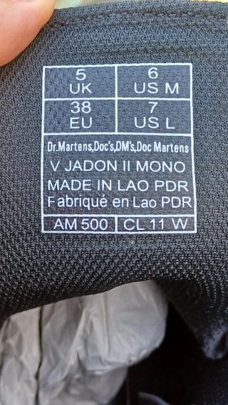 Dr Martens V Jadon II Mono Talla 38