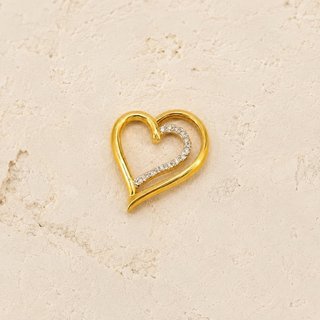Colgante Corazón Oro 18kl ALM-TRA2366
