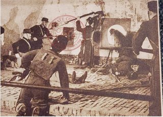 Postal WWI Fort Dinant Combate 1914