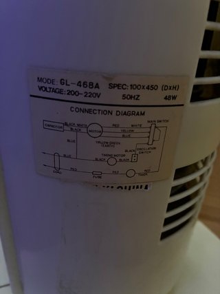 Ventilador Torre 4 Velocidades