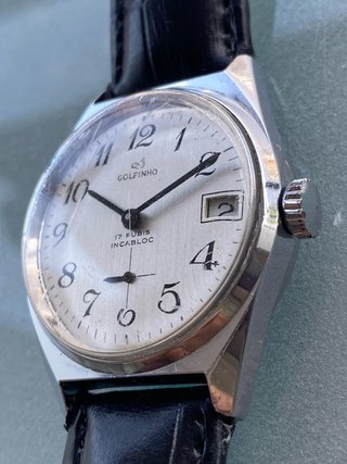 Reloj Golfinho 17 Rubis Incabloc Mecánico Vintage