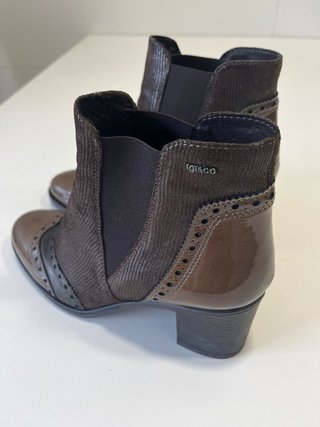 Botines Igi&Co Mujer Marrón y Negro