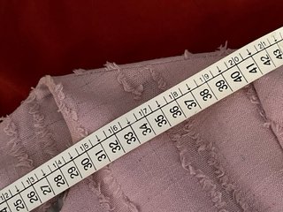 Giacca corta in lino rosa