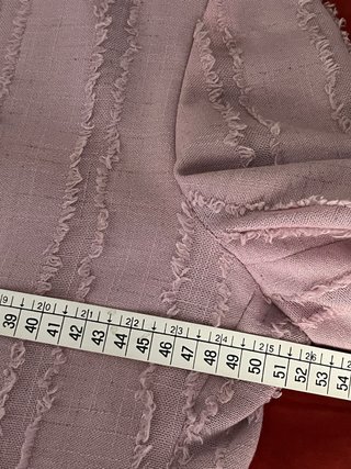 Giacca corta in lino rosa