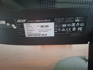 Pantalla Plana Acer Negra