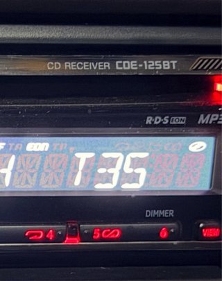Radio Alpine CDE-125BT CD USB Bluetooth