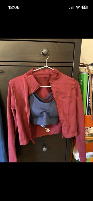 Conjunto Yoga/Pilates Azul y Rojo