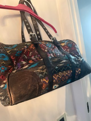 Bolso Bimba y Lola estampado étnico