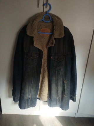 Chaqueta Levi's vaquera forrada azul XL