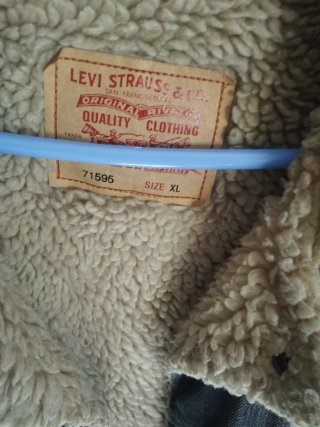 Chaqueta Levi's vaquera forrada azul XL