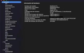 MacBook Pro 14 M1 Pro Gris Espacial