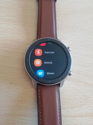 Amazfit GTR 47mm Smartwatch Nero/Marrone