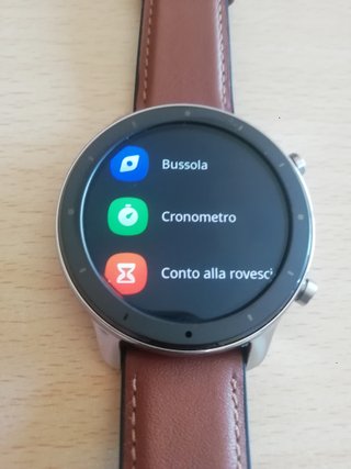 Amazfit GTR 47mm Smartwatch Nero/Marrone