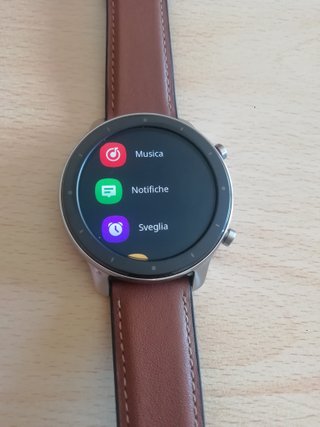 Amazfit GTR 47mm Smartwatch Nero/Marrone