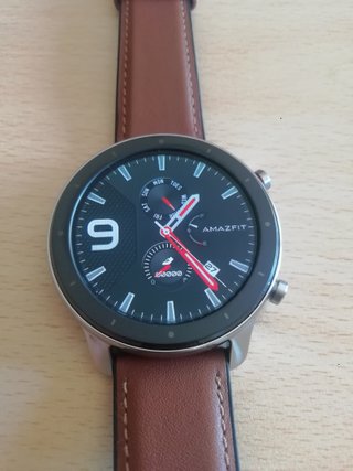 Amazfit GTR 47mm Smartwatch Nero/Marrone