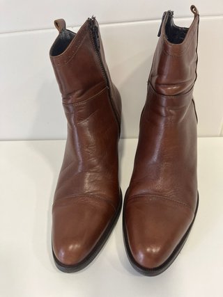 Botines Dénouée Mujer Marrones