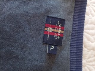 Cárdigan Arrow Azul Talla XL
