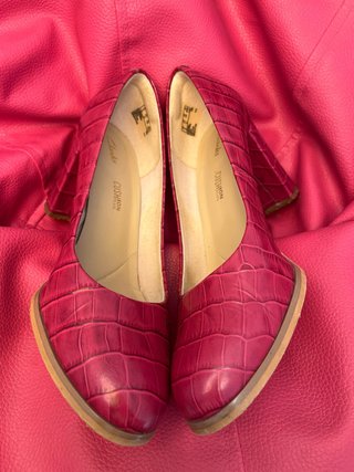 Zapatos Clarks Anchos T.38 Fucsia