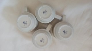 Conjunto 4 Chávenas de café Sical Vintage
