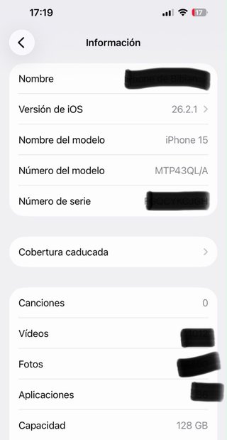 iPhone 15 Blanco