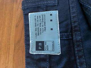 Pantalón Pull and Bear Talla 40 Negro