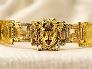 Pulsera Versace Oro 18kl Medusa Ref. ALM-TRA2612