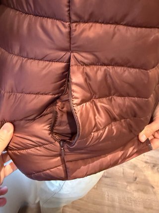Plumífero hombre talla M marrón