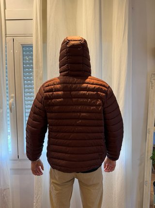 Plumífero hombre talla M marrón