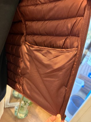 Plumífero hombre talla M marrón