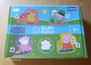 Lote de 4 puzzles infantiles a partir de 2 años