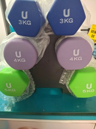 Set Pesas 3, 4 y 5 Kg Nuevas