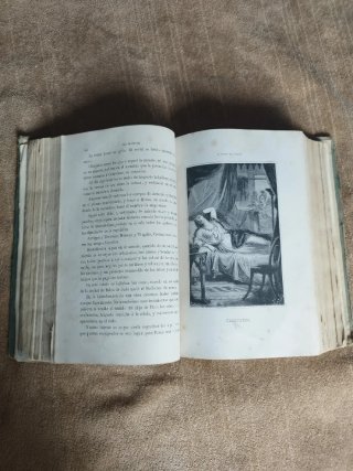 Antiguo libro El Mártir del Gólgota. De 1884