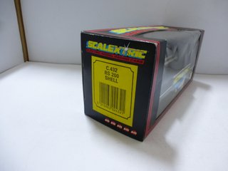 Caja Scalextric UK C.432 RS 200 Shell Tampografiad