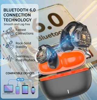 Cuffie Bluetooth F10 Clip-On nuove