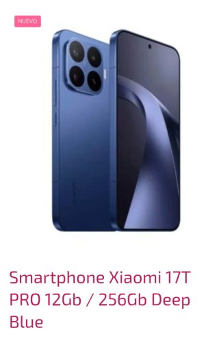 Xiaomi 17T PRO 12GB/256GB Deep Blue
