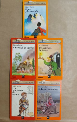 Libros barco de vapor