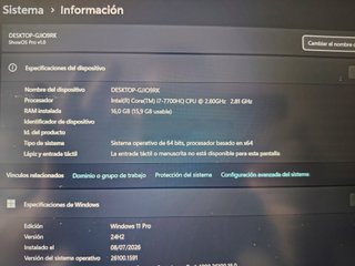 Portátil Gaming HP 15-ax201 ns
