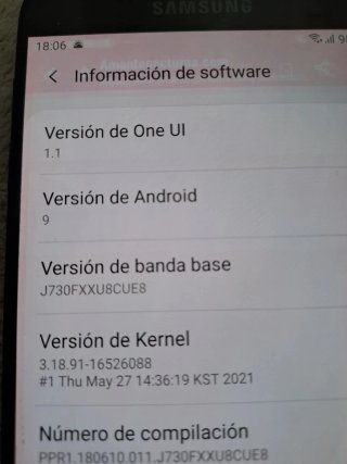 Samsung Galaxy J7 SM-J730F 2 Sim, NFC , android 9.