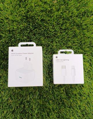Cargador Apple 40W + Cable USB-C a Lightning 2m
