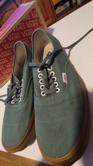 Vans Authentic Talla 46 Marrón/Verde