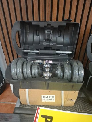 Set Mancuernas y Barra 20kg
