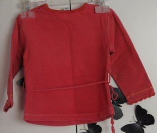 Camiseta coral bordada prenatal