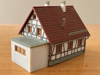 Maqueta Casa Estilo Alemán