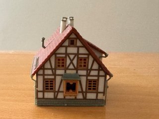 Maqueta Casa Estilo Alemán