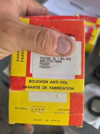 Tapones Gasolina Vespino Piaggio Antirrobo