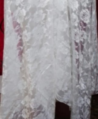 Mantilla Fallera Blanca 175x75 cm