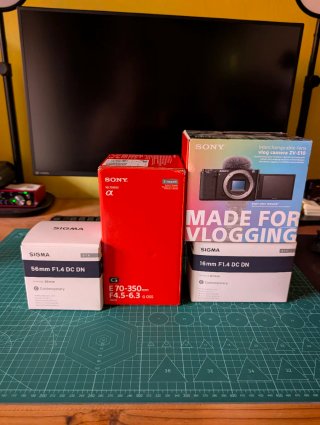 Kit Cámara Sony ZV-E10 + 3 Objetivos