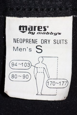 Traje seco buceo Mares