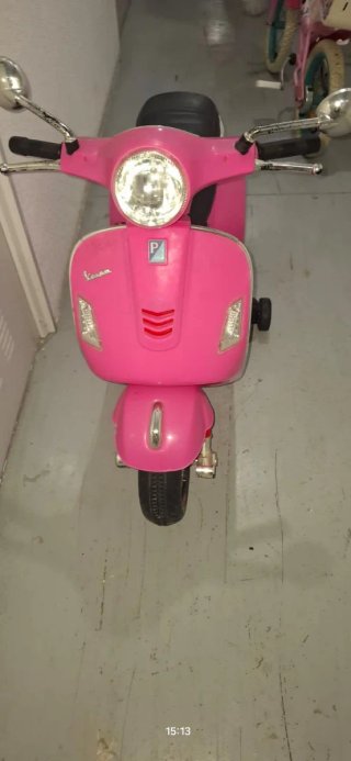 Moto Eléctrica Infantil Rosa